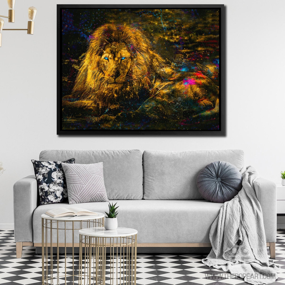 Blue Eyes - Thedopeart Canvas