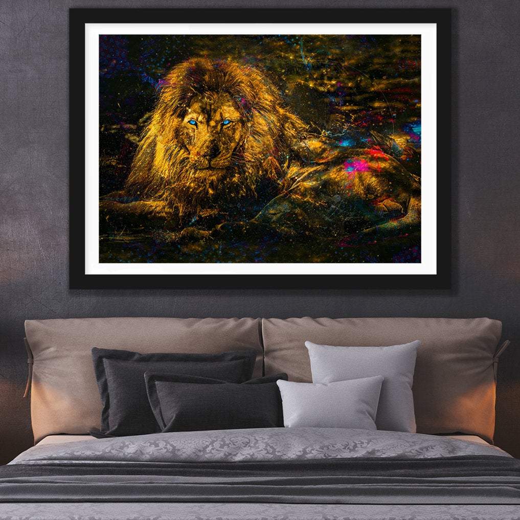 Blue Eyes Semi-gloss Print - Thedopeart Prints