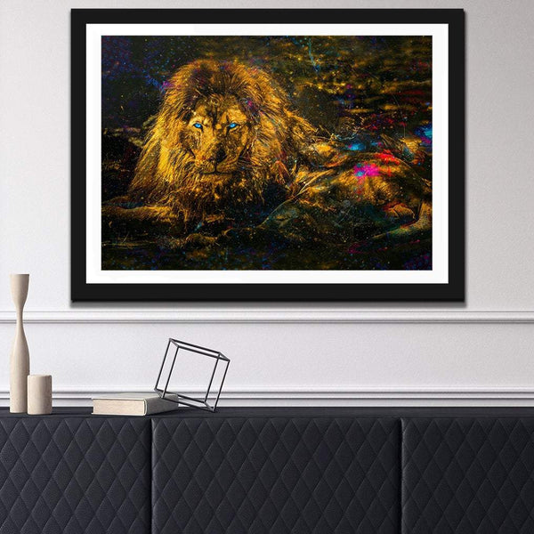 Blue Eyes Semi-gloss Print - Thedopeart Prints