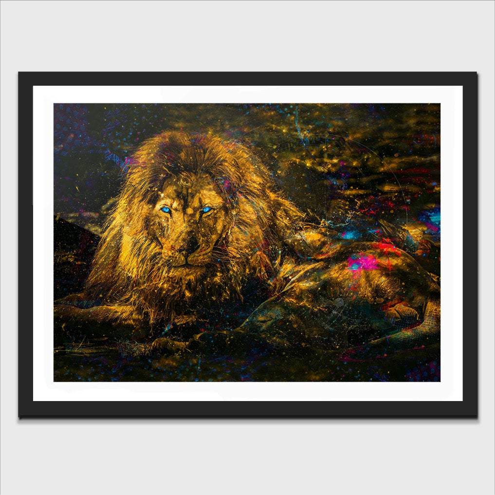 Blue Eyes Semi-gloss Print - Thedopeart Prints