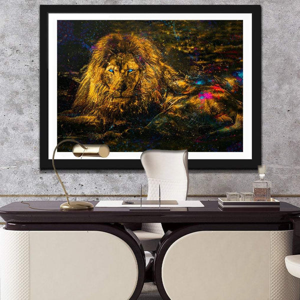 Blue Eyes Semi-gloss Print - Thedopeart Prints