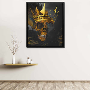 BTC Skull King - Thedopeart Canvas