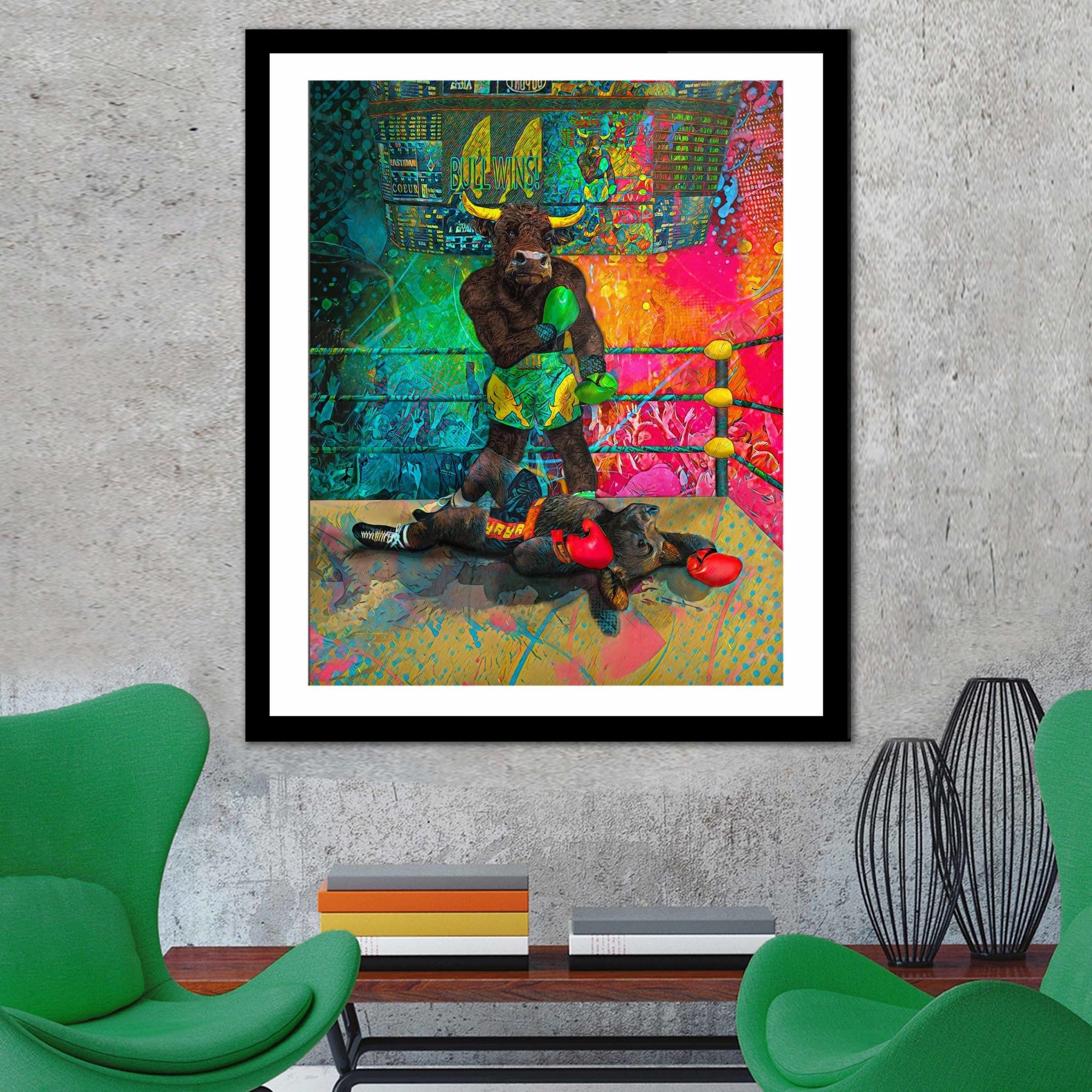 Bull Market Semi-gloss Print - Thedopeart Prints