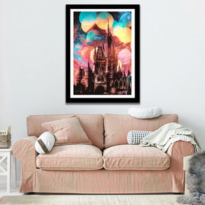 Castle Mirage Semi-gloss Print - Thedopeart Prints