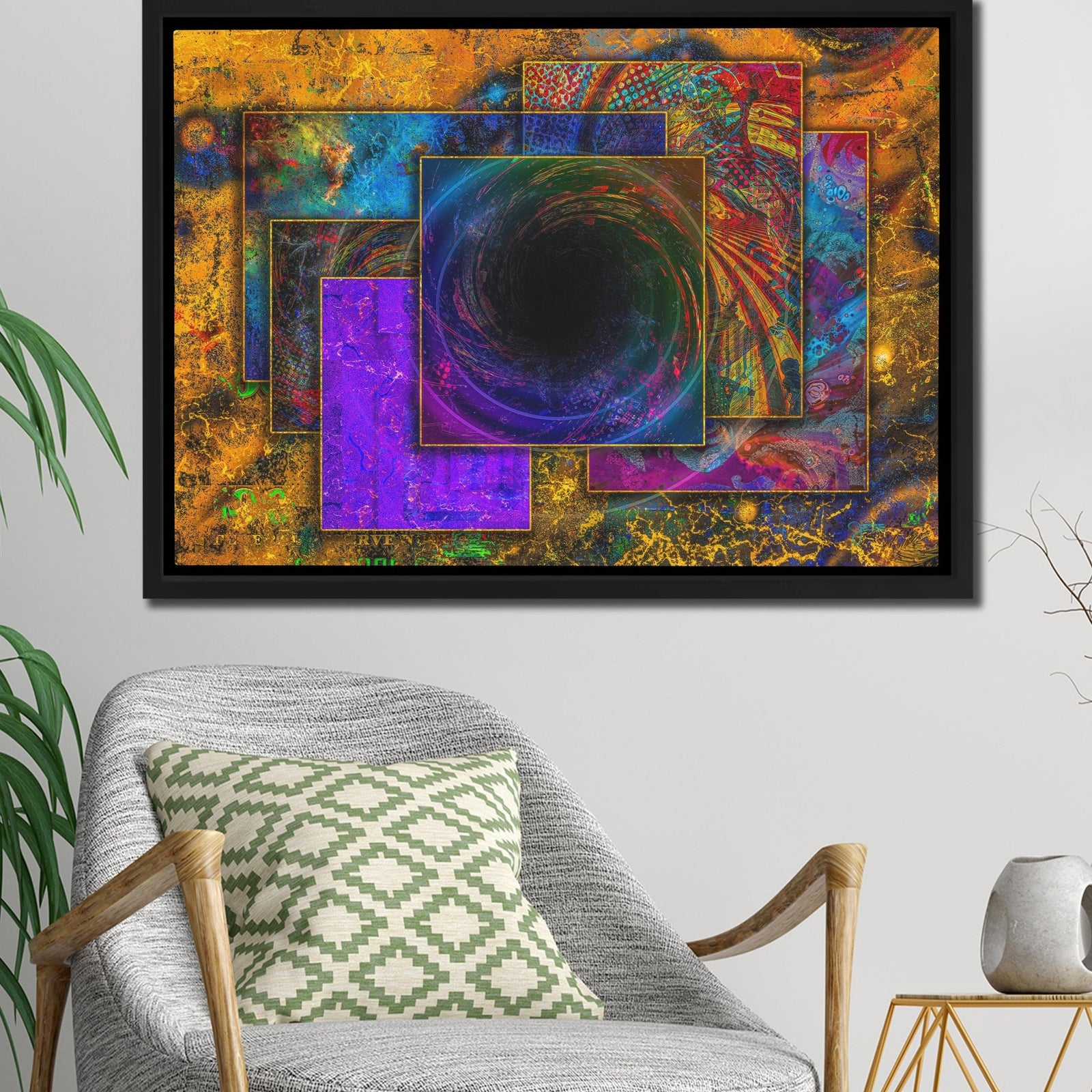 Controlled Chaos - Thedopeart Canvas