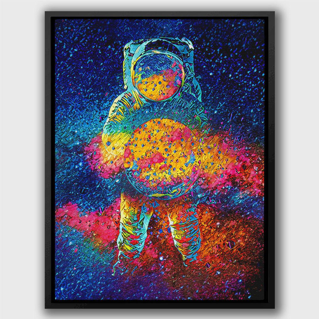 trippy astronaut art
