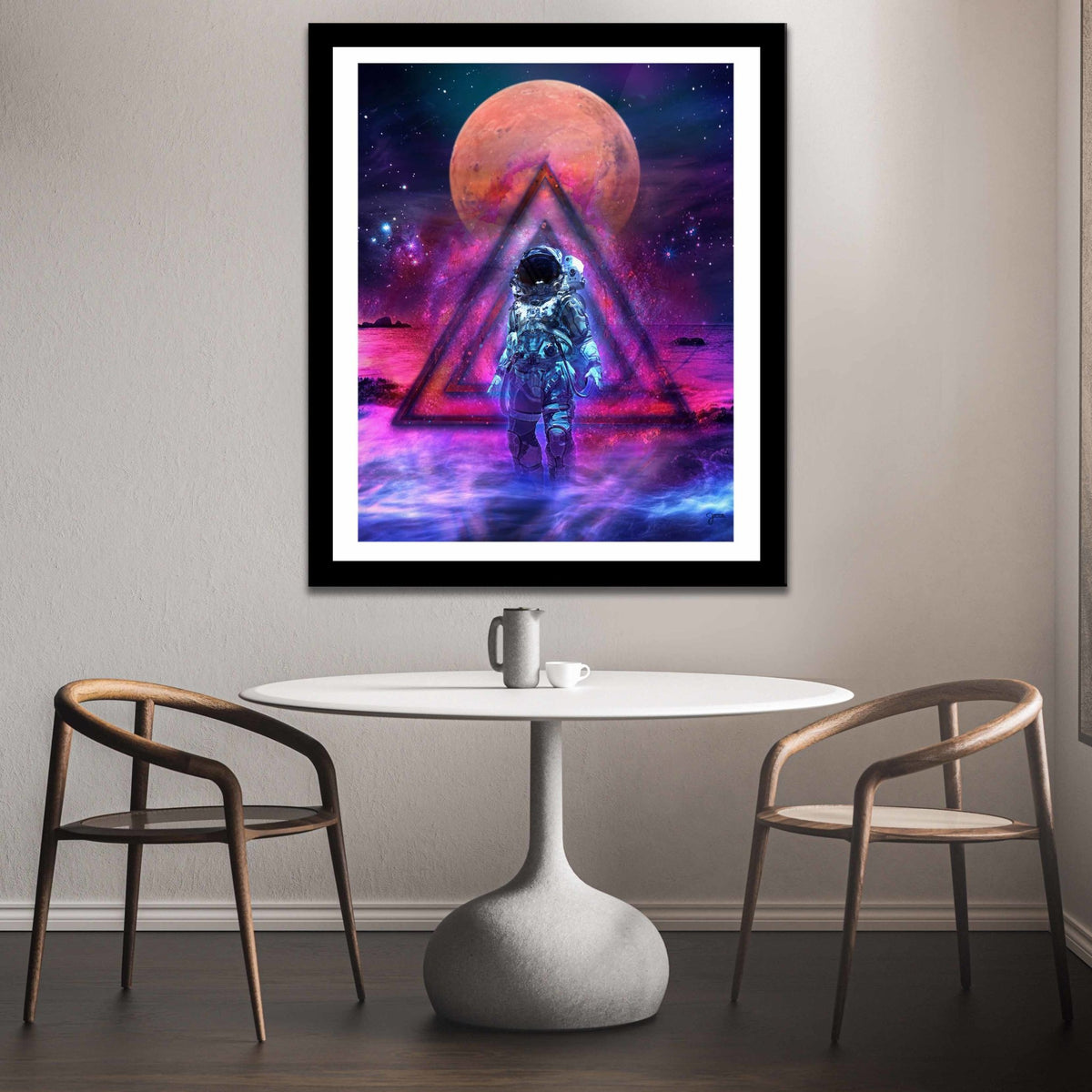 Cosmonaut Semi-gloss Print - Thedopeart Prints