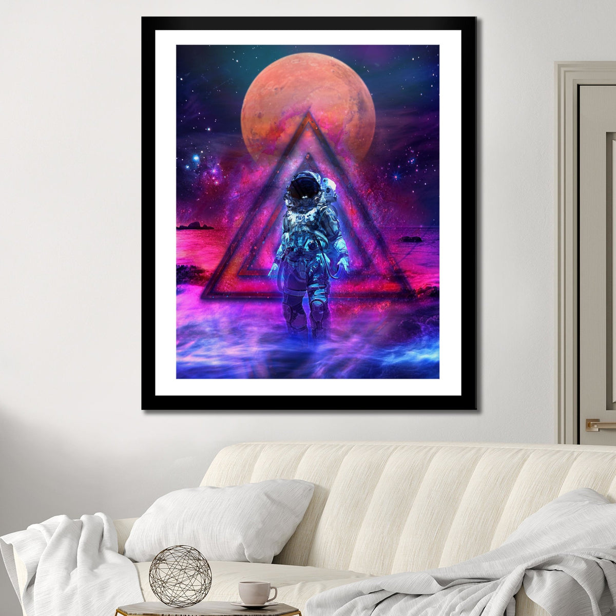 Cosmonaut Semi-gloss Print - Thedopeart Prints