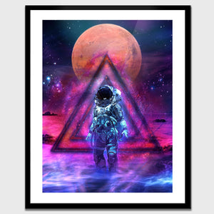 Cosmonaut Semi-gloss Print - Thedopeart Prints