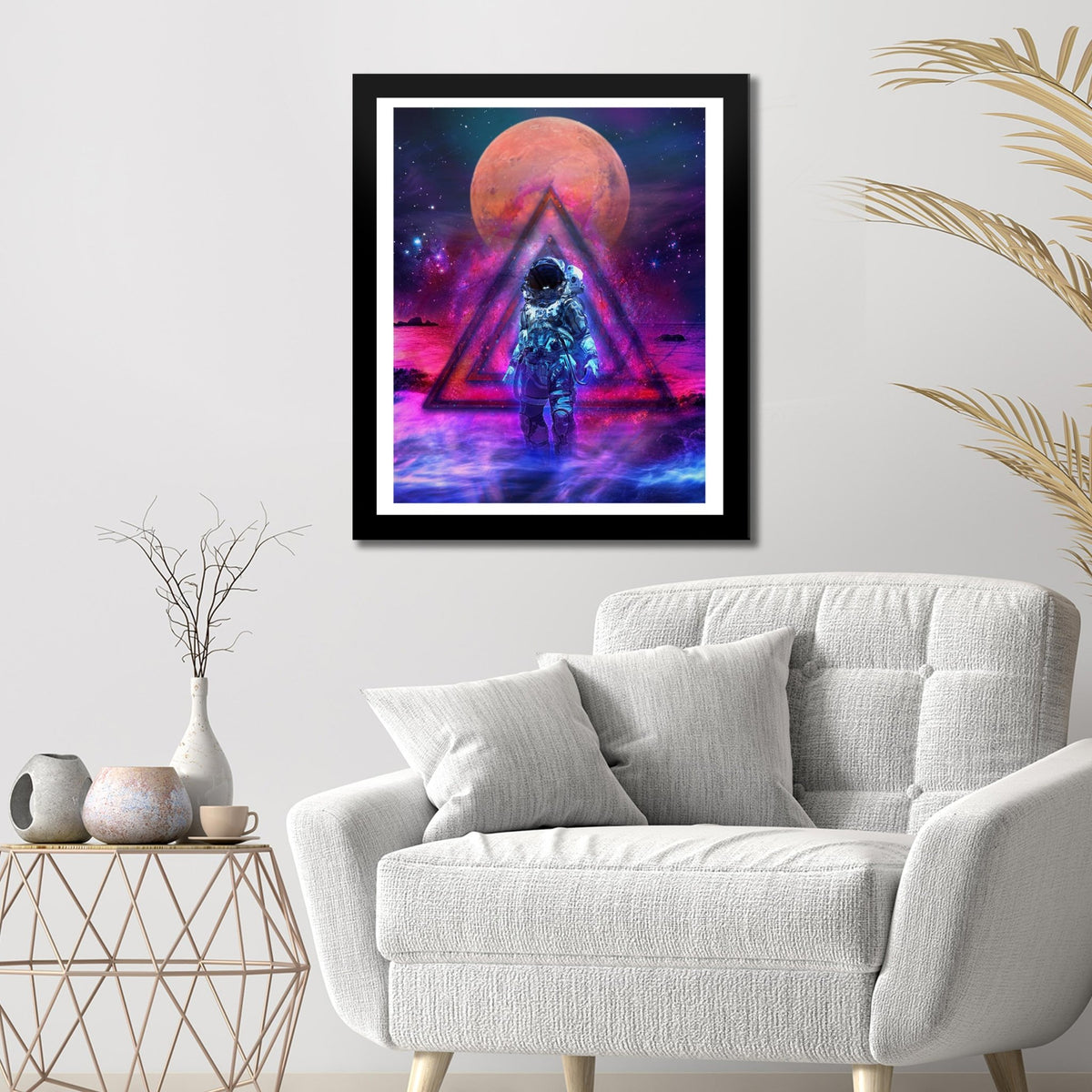 Cosmonaut Semi-gloss Print - Thedopeart Prints
