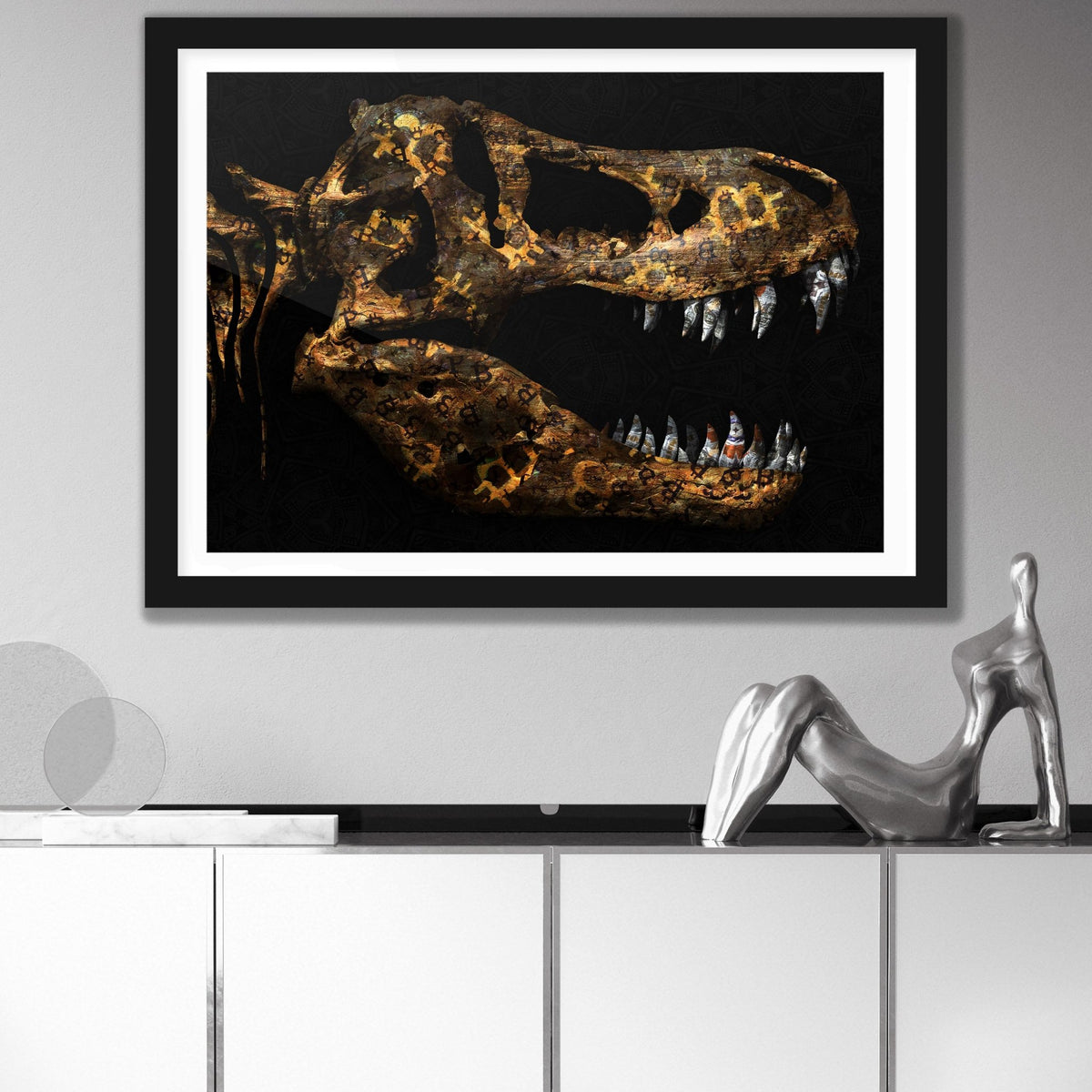 Cryptosaur Semi-gloss Print - Thedopeart Prints