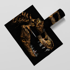 Cryptosaur Semi-gloss Print - Thedopeart Prints