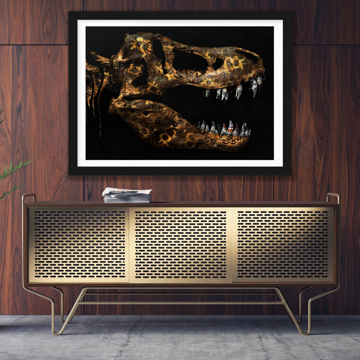 Cryptosaur Semi-gloss Print - Thedopeart Prints