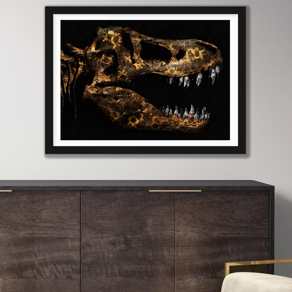 Cryptosaur Semi-gloss Print - Thedopeart Prints