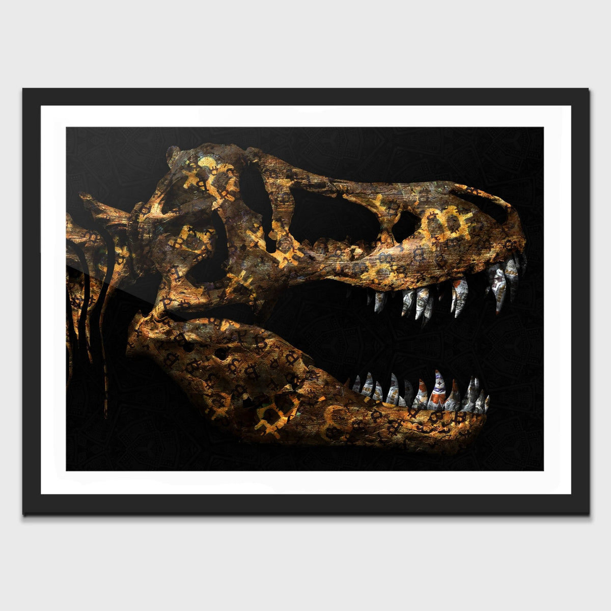 Cryptosaur Semi-gloss Print - Thedopeart Prints