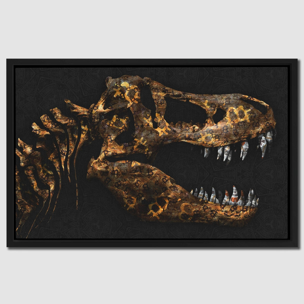 Cryptosaurus Rex - Thedopeart Canvas