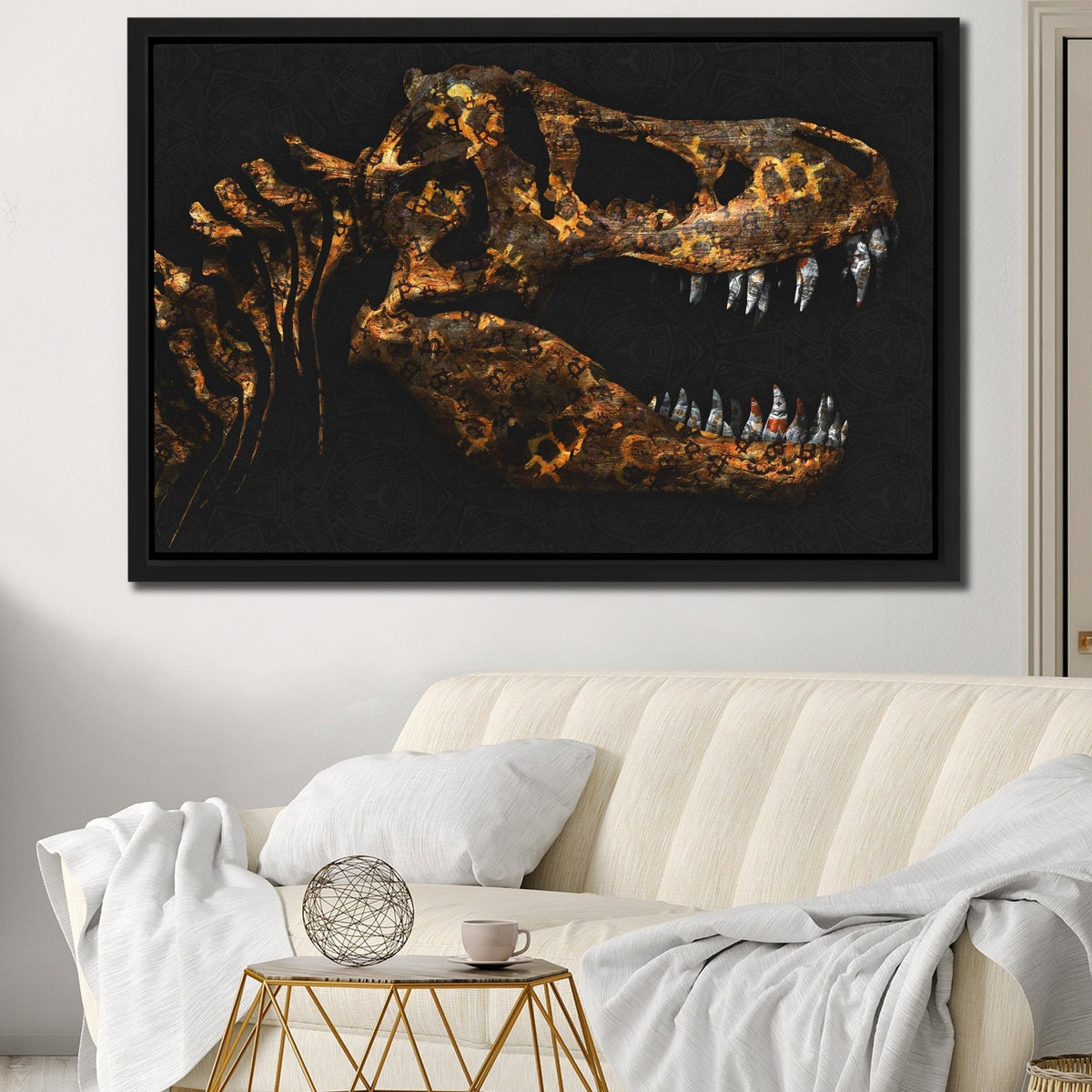 Cryptosaurus Rex - Thedopeart Canvas
