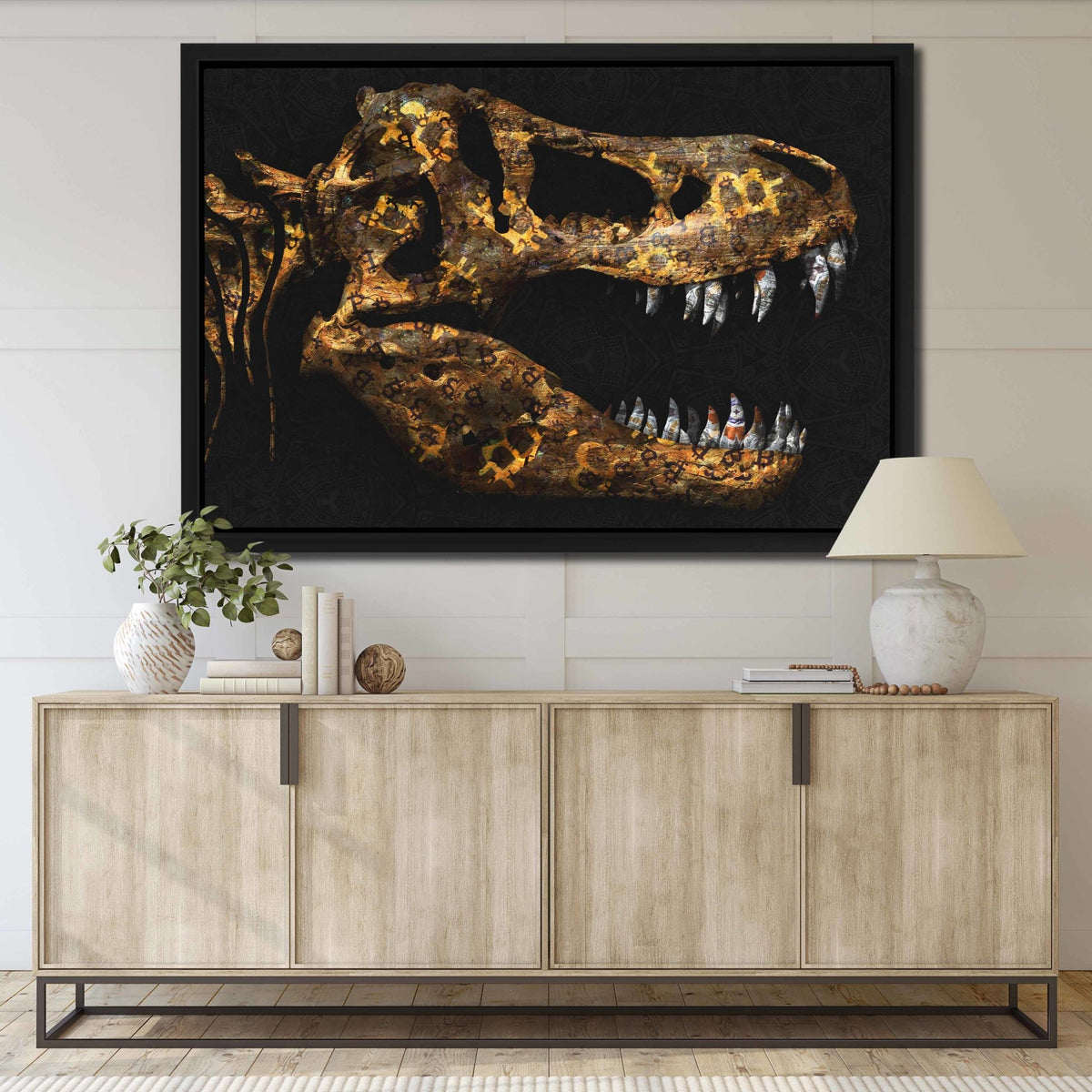 Cryptosaurus Rex - Thedopeart Canvas