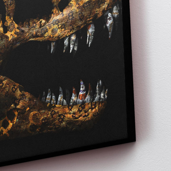 Cryptosaurus Rex - Thedopeart Canvas