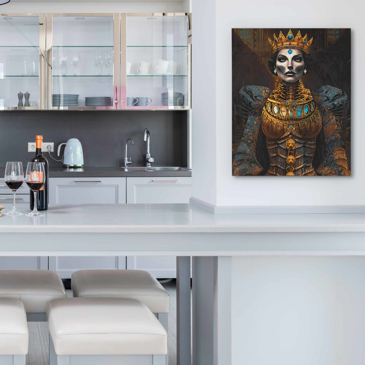 Dark Macabre Queen - Thedopeart Canvas