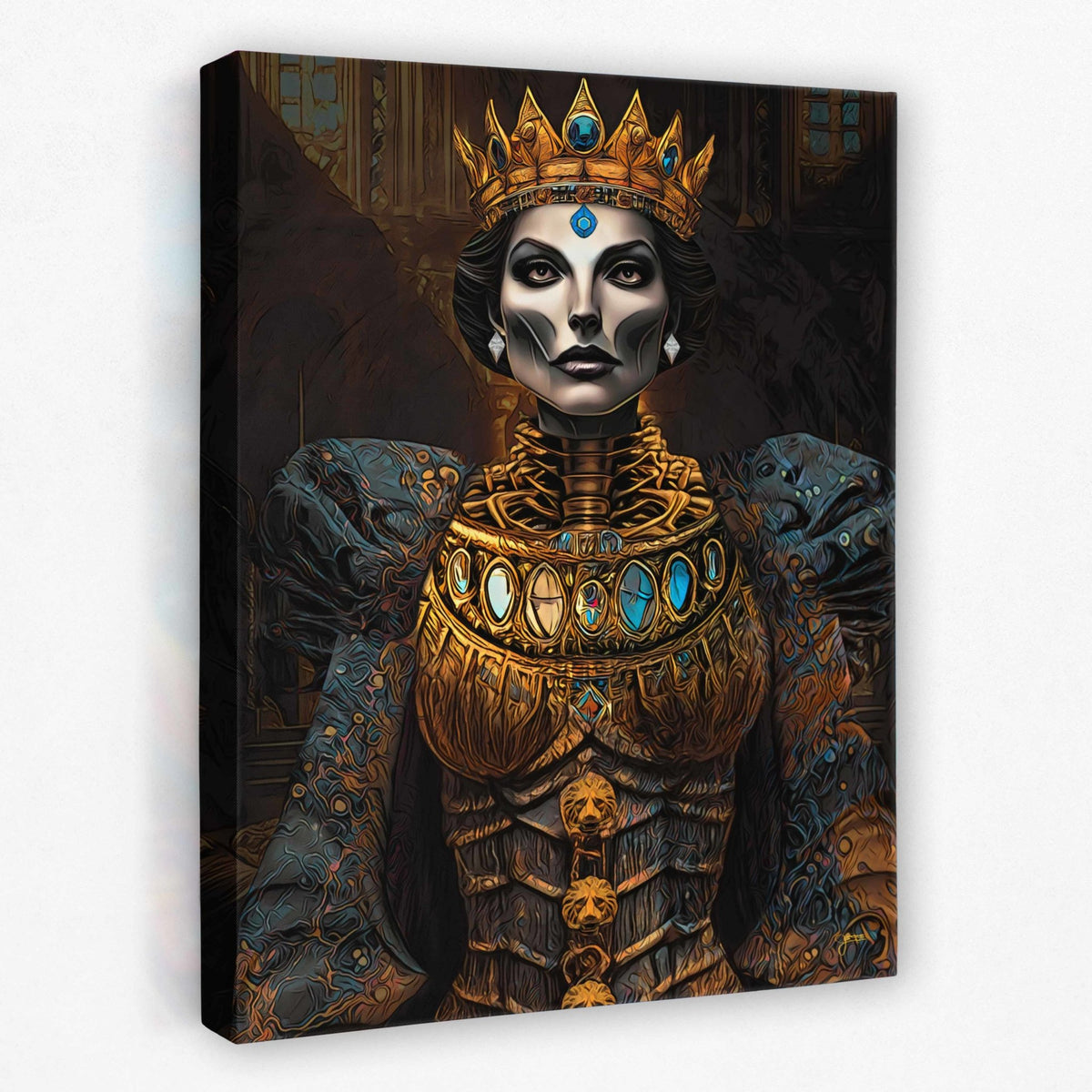 Dark Macabre Queen - Thedopeart Canvas