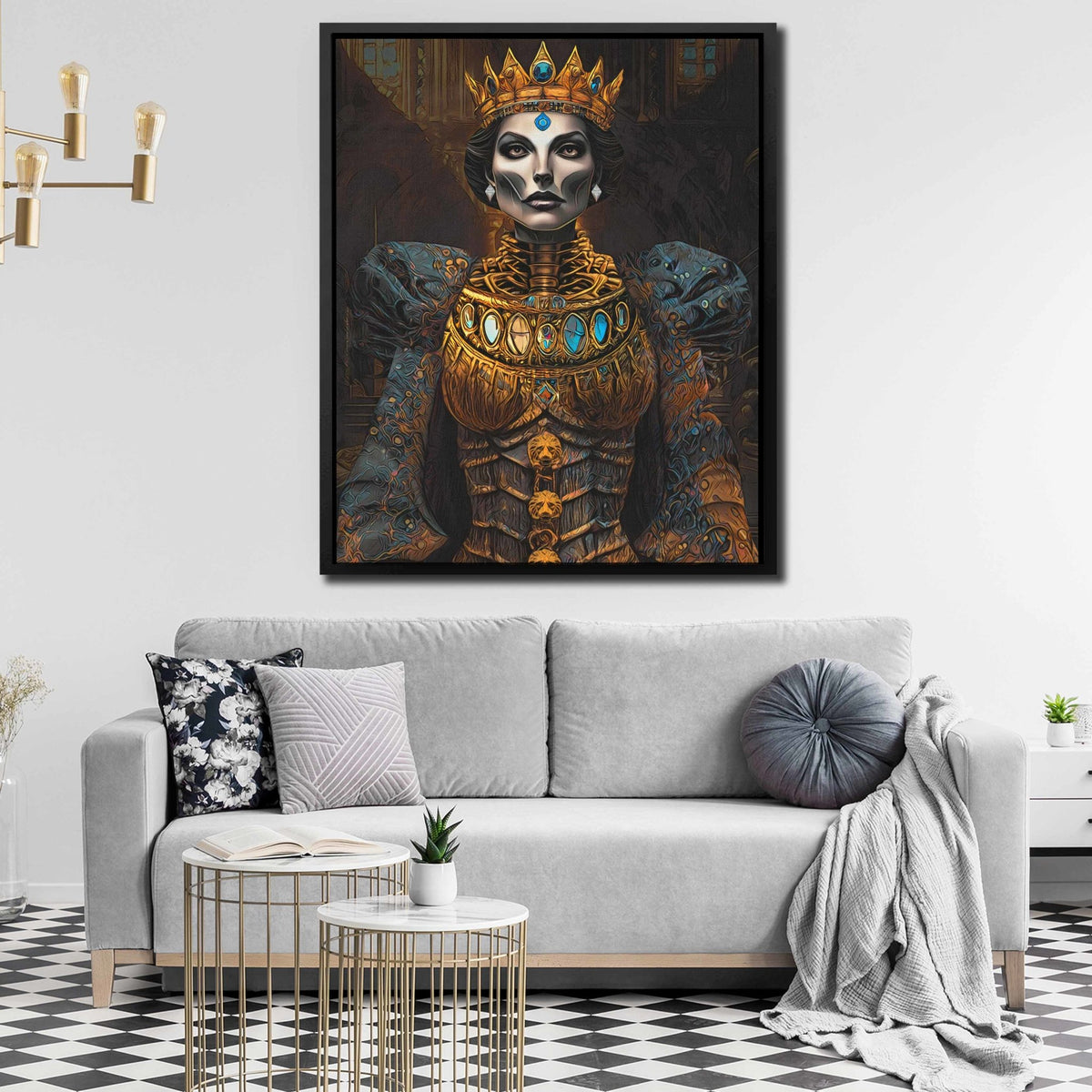 Dark Macabre Queen Art - Add a Mysterious Look to Your Home - Thedopeart