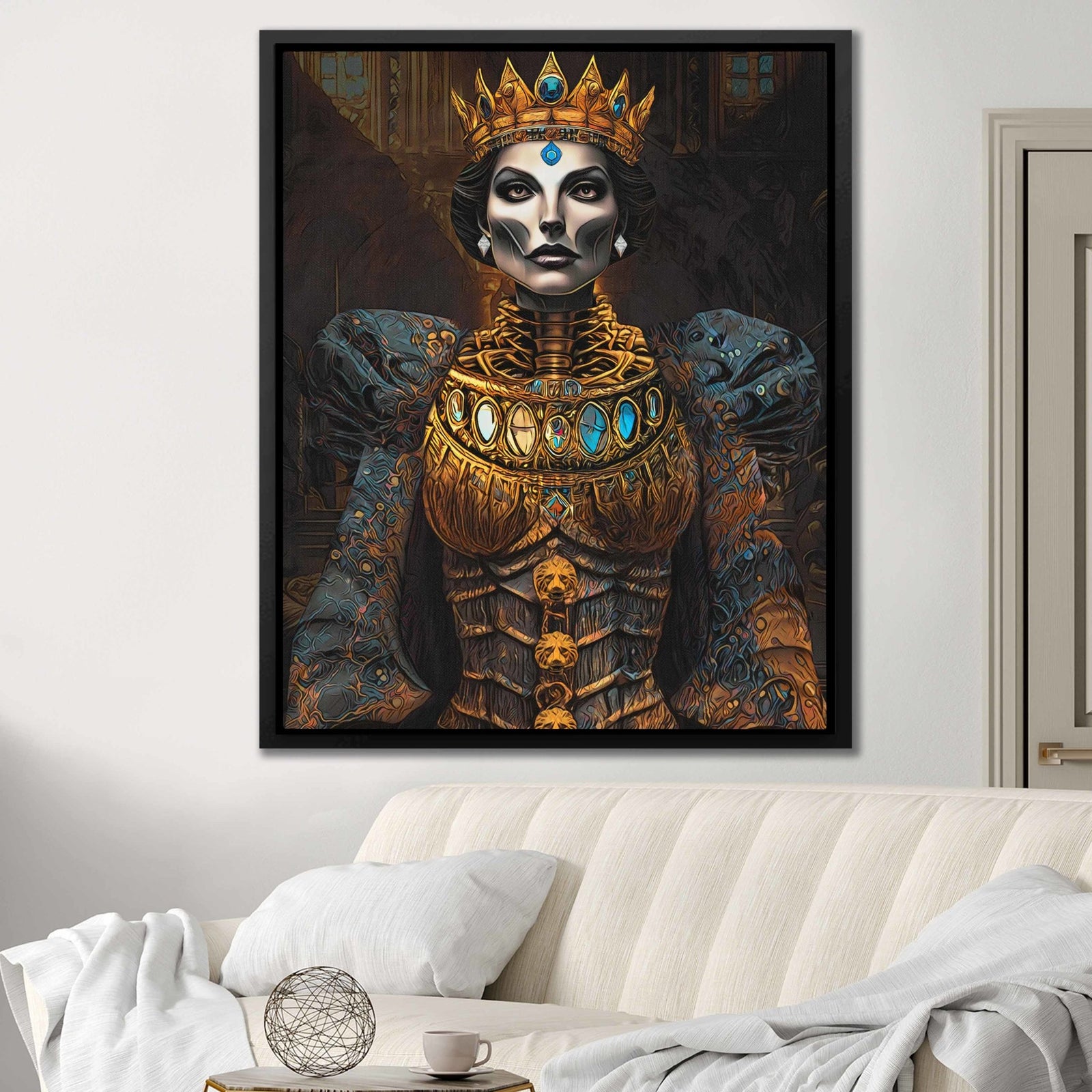 Dark Macabre Queen - Thedopeart Canvas