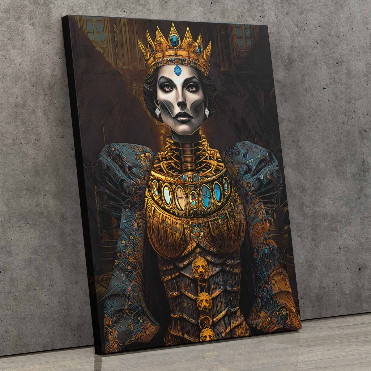 Dark Macabre Queen - Thedopeart Canvas