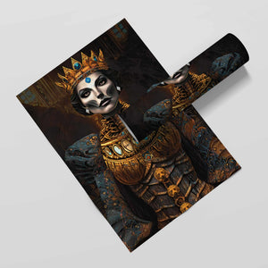 Dark Macabre Queen Semi-gloss Print - Thedopeart Prints