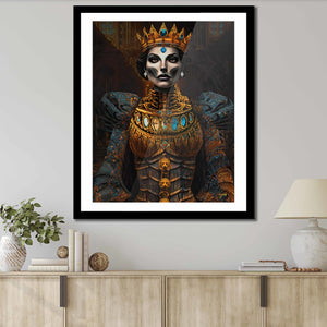 Dark Macabre Queen Semi-gloss Print - Thedopeart Prints