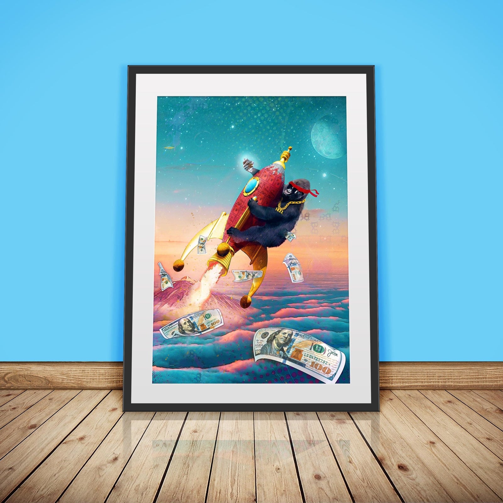 Diamond Hands [HODL Chain] Semi-gloss Print - Thedopeart Prints