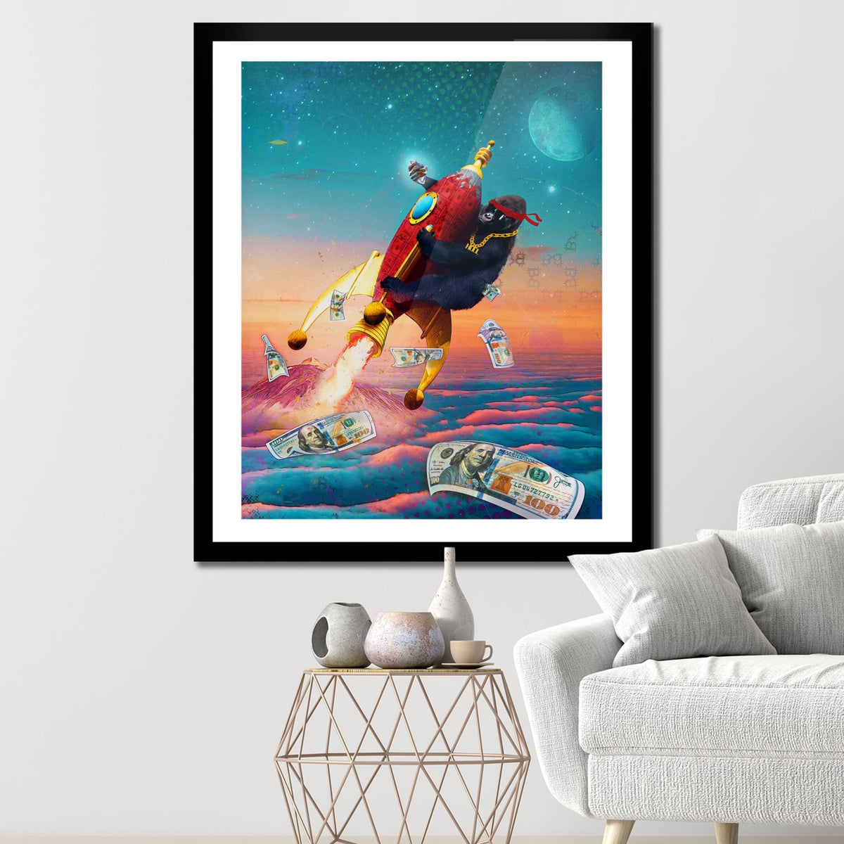 Diamond Hands [HODL Chain] Semi-gloss Print - Thedopeart Prints