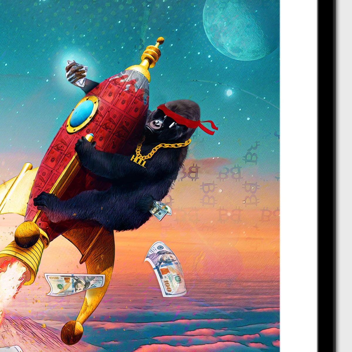 Diamond Hands [HODL Chain] Semi-gloss Print - Thedopeart Prints