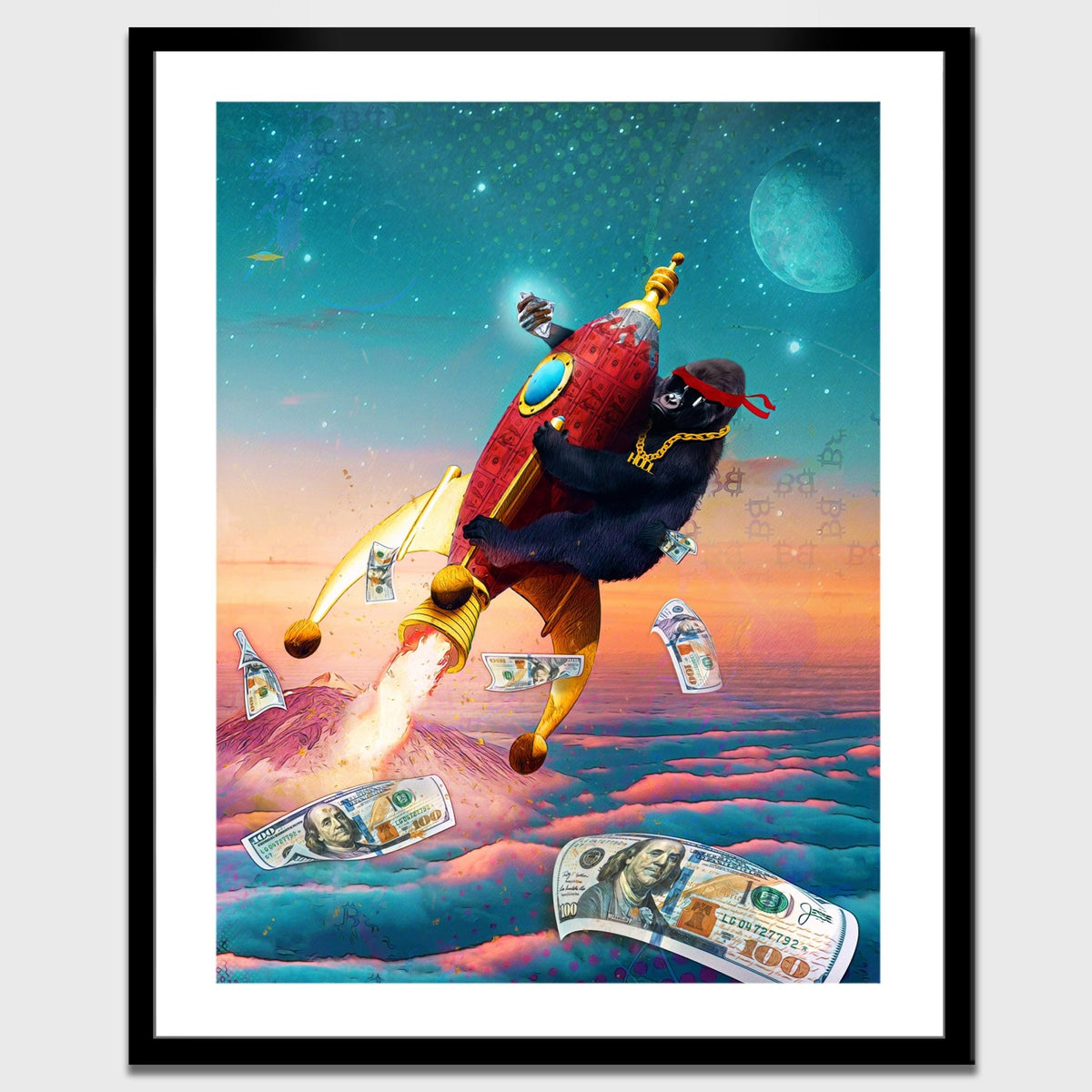 Diamond Hands [HODL Chain] Semi-gloss Print - Thedopeart Prints