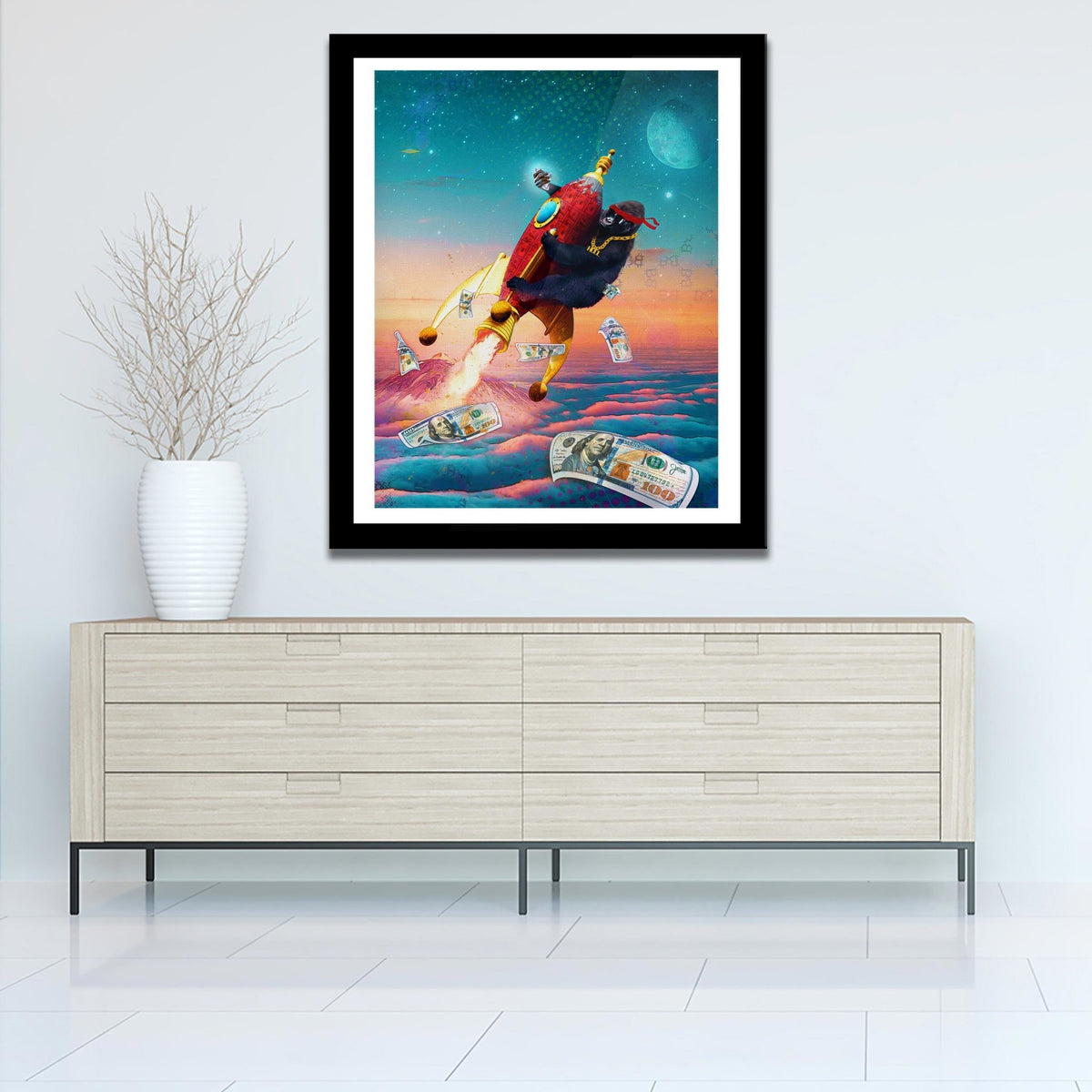 Diamond Hands [HODL Chain] Semi-gloss Print - Thedopeart Prints