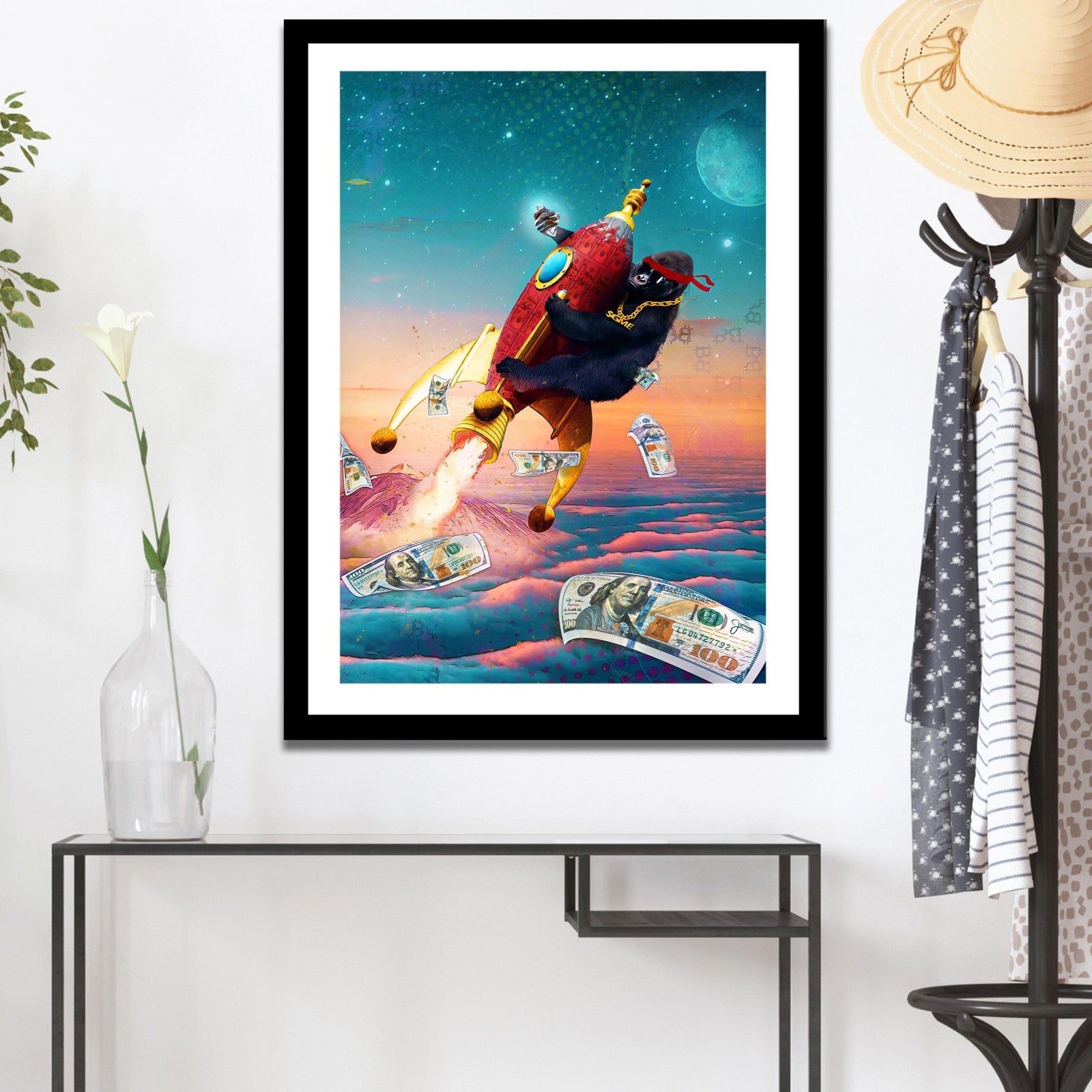 Diamond Hands Semi-gloss Print - Thedopeart Prints