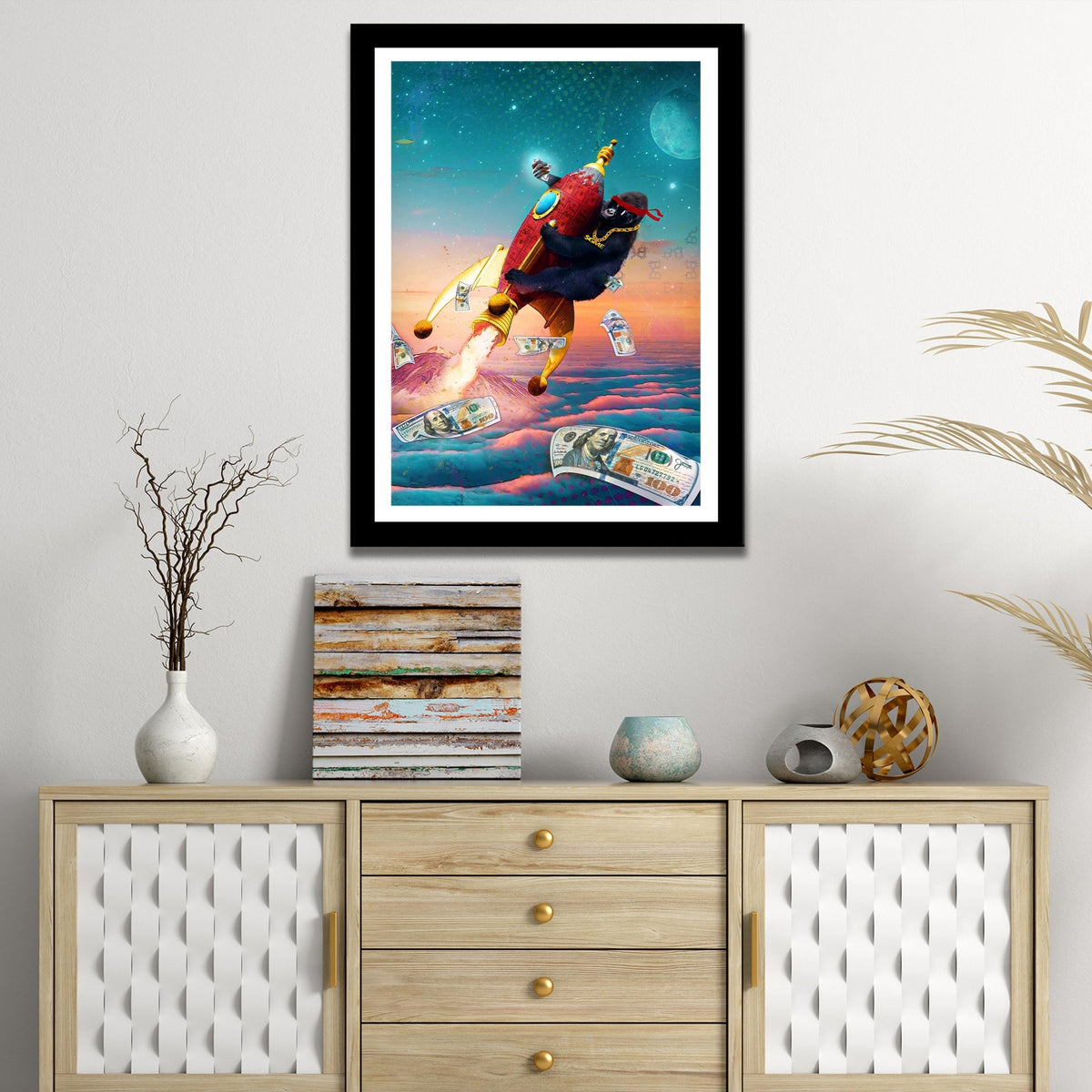 Diamond Hands Semi-gloss Print - Thedopeart Prints