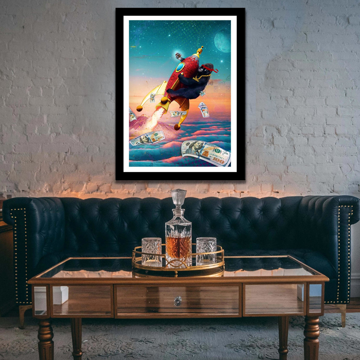 Diamond Hands Semi-gloss Print - Thedopeart Prints