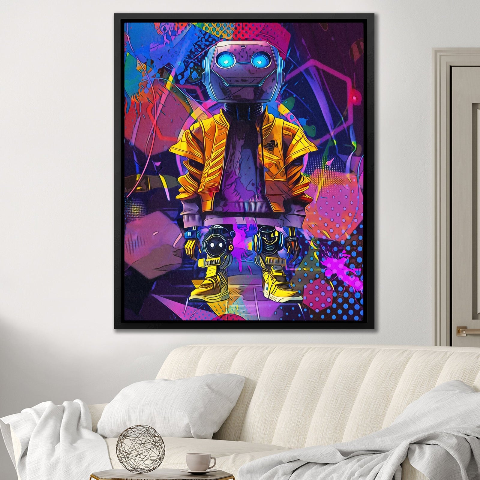 Drip Droid #1 - Thedopeart Canvas