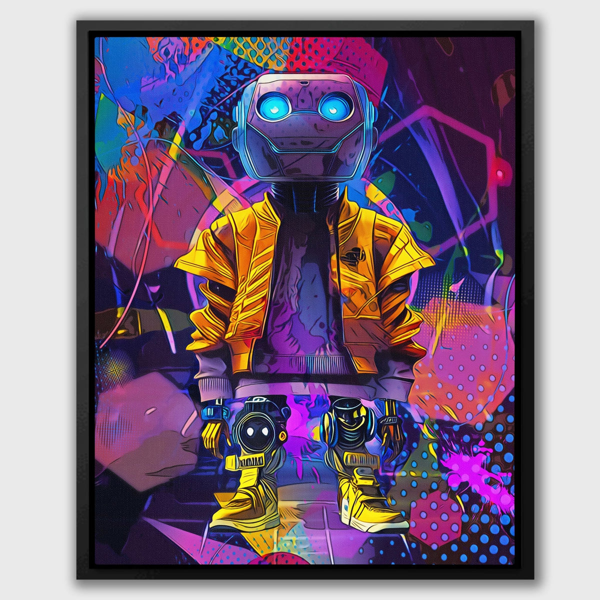Drip Droid #1 - Thedopeart Canvas