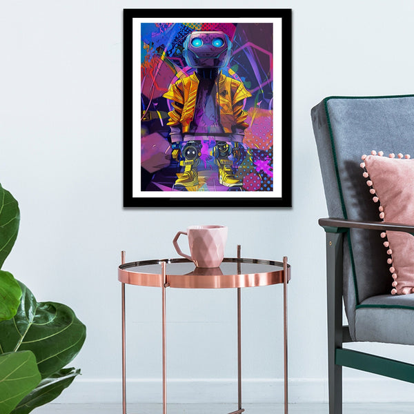 Drip Droid #1 Semi-gloss Print - Thedopeart Prints