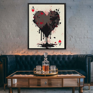 Dripping Ace of Hearts - Thedopeart
