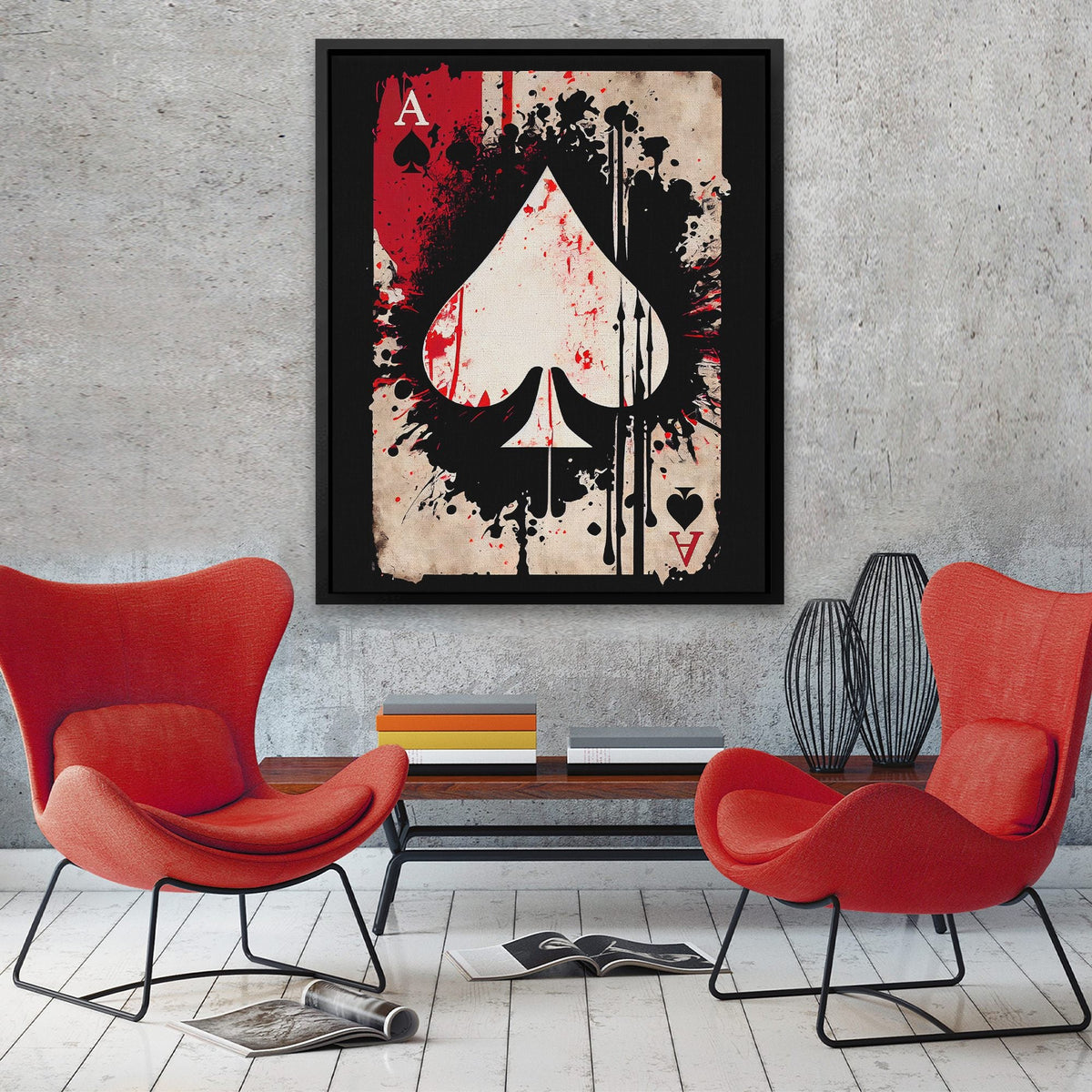 Dripping Ace of Spades - Thedopeart