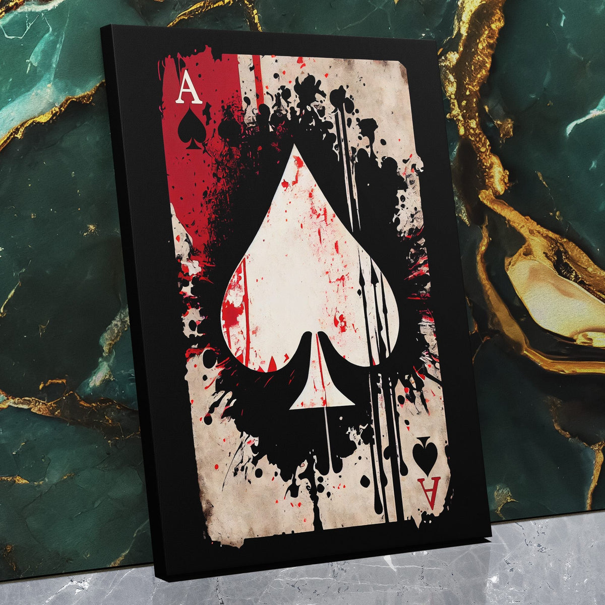 Dripping Ace of Spades - Thedopeart