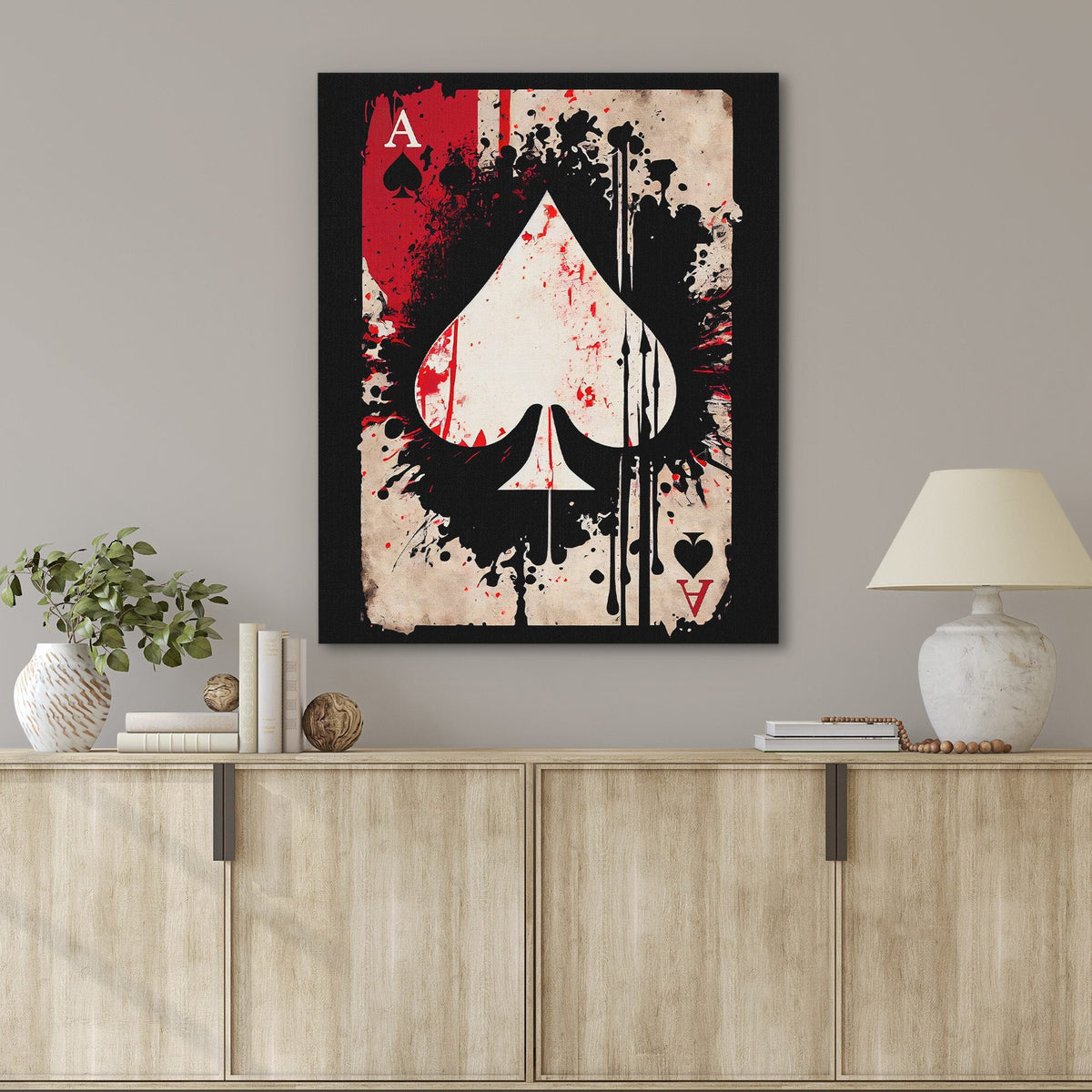 Dripping Ace of Spades - Thedopeart