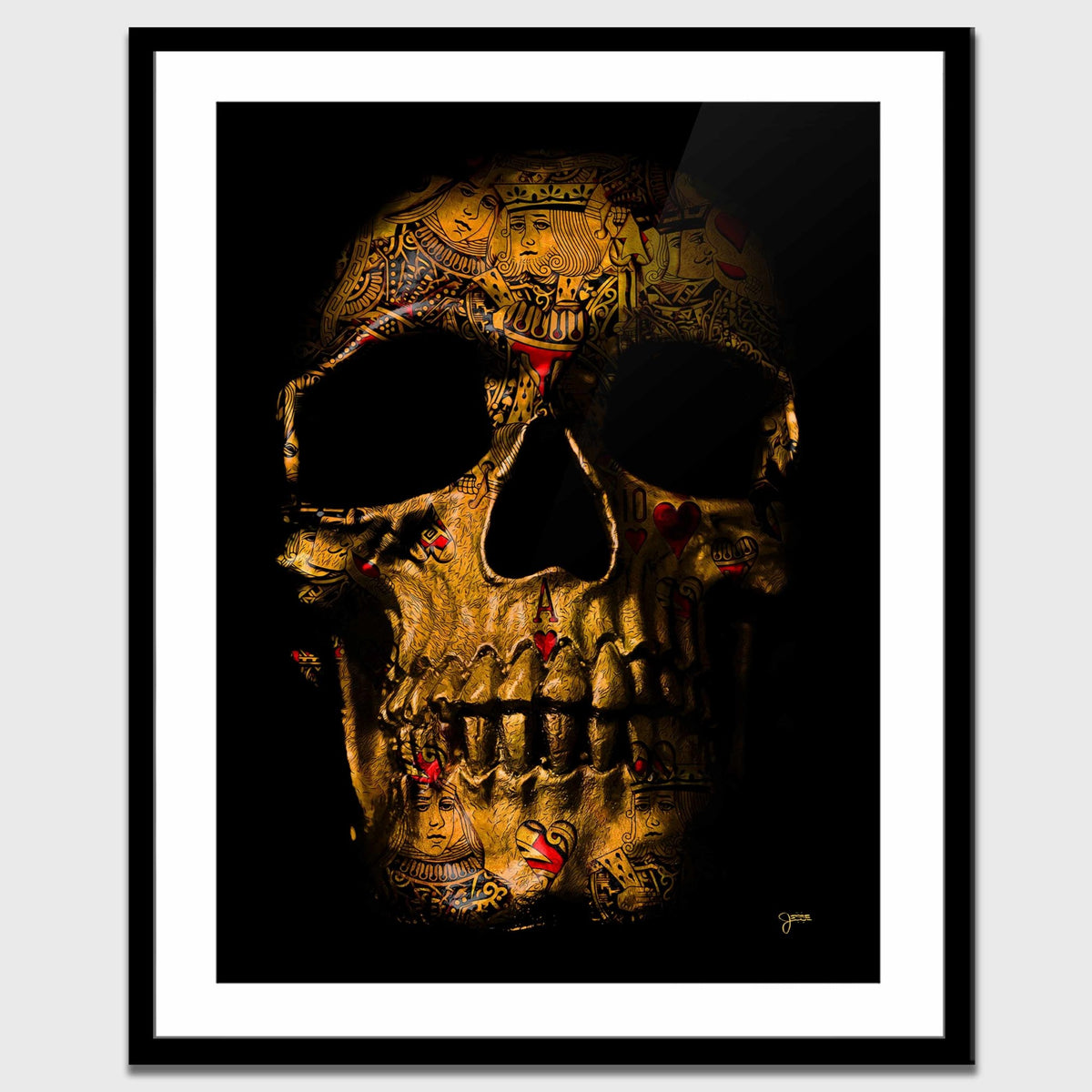 Flush $kull Semi-gloss Print - Thedopeart Prints