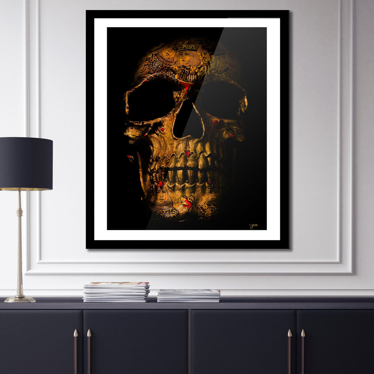 Flush $kull Semi-gloss Print - Thedopeart Prints