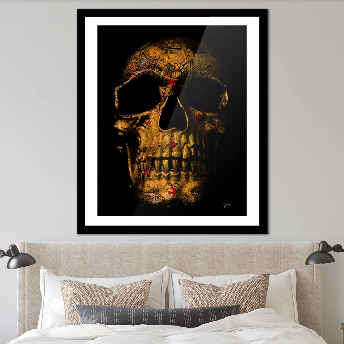 Flush $kull Semi-gloss Print - Thedopeart Prints