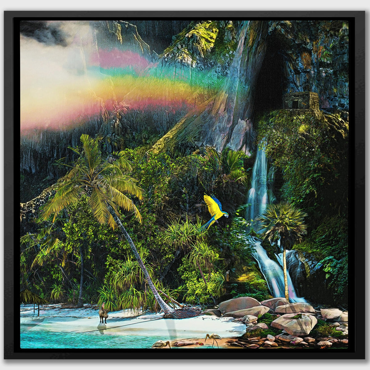 Follow the Rainbow [A3] - Thedopeart Canvas
