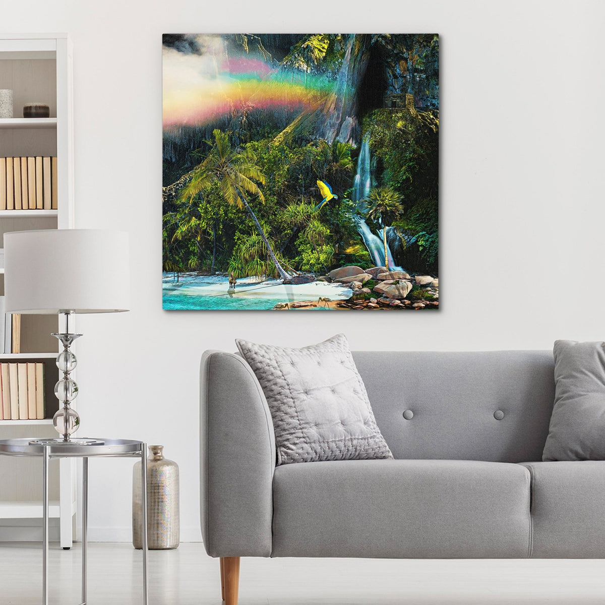 Follow the Rainbow [A3] - Thedopeart Canvas